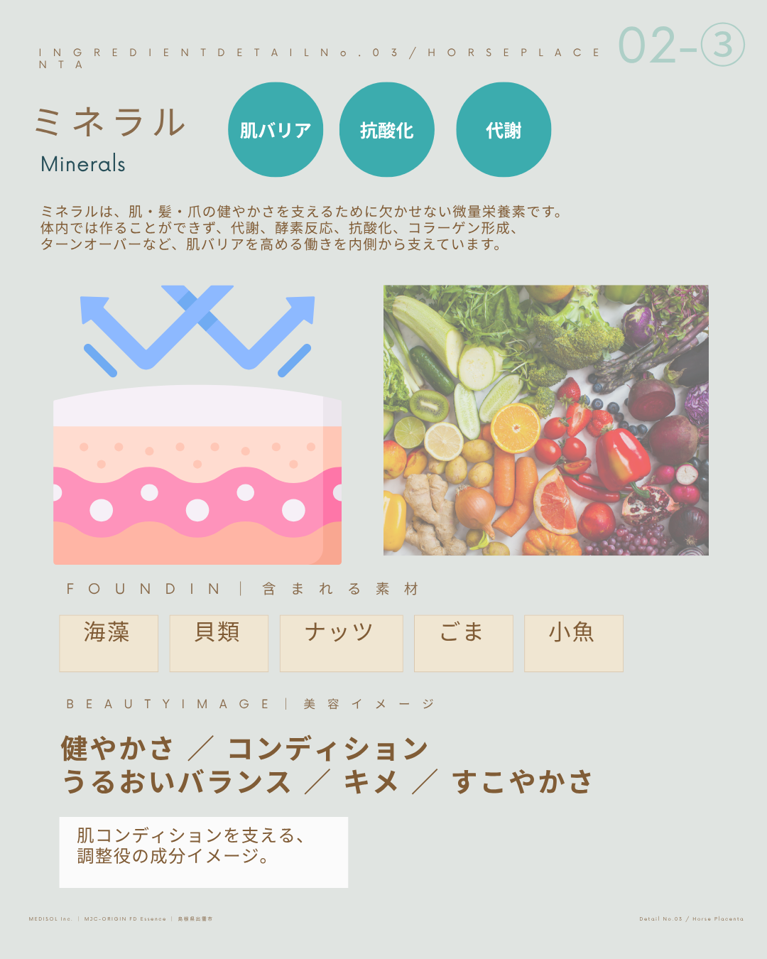 出雲MEDISOL MJC-ORIGIN FD essence〈ヒト幹細胞培養上清FDエッセンス×高濃度熟成ホースプラセンタ〉１セット５回分